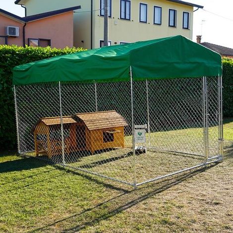 Box Per Cani Modello Matilda, Tipologia Recinto Recinto 3,96 X 2,28 Coperto, Porta Ciotole Sì O No Con Porta Ciotole