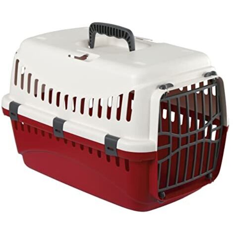 Box per il trasporto Expedion - crema/porpora 48x32x32cm