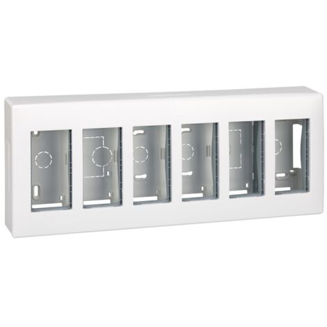 Box s500 superficie 6 moduli bianco SIMON 51000006-030