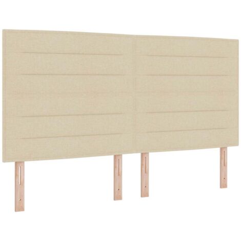 Box Spring Bed with Mattress Dark Grey 90x190 cm Fabric Cream vidaXL