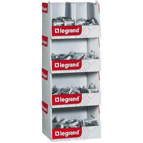Box standard Céliane 60 interrupteurs et 120 prises et plaques - blanc (300092)