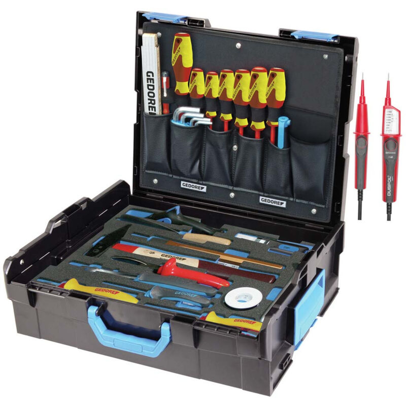 Image of 2658208 1100-02 36pc Electrician's Tool Assortment in l-boxx 136 - Gedore