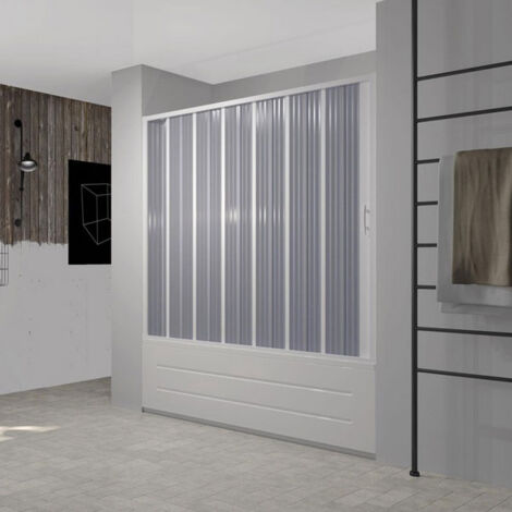 Box vasca con apertura laterale scorrevole in PVC