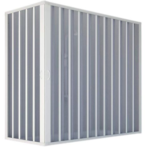 Box vasca scorrevole angolare in PVC stabilizzato
