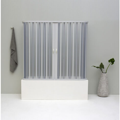 BOX VASCA SPACE TRE LATI 70x170x70 CM RIDUCIBILE A 70x160x70 CM A SOFFIETTO IN PVC