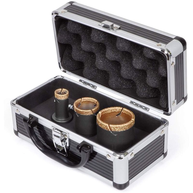 Montolit - box with 3 diamond core bits for dry and wet use 27/35/50MM fss-kit