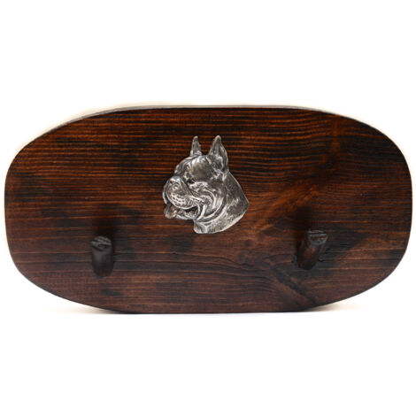 Boxer, Boxer - Accessoire-Aufhänger, Medaillen-Aufhänger mit Hund, Schlüsselhaken von Art-Dog