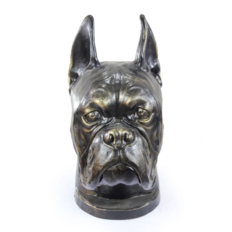 Boxer, Boxer - buste de chien, grande tête de chien pour le jardin, décoration unique du salon par Art-Dog