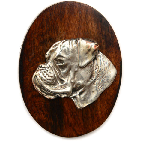 Boxer, Boxer I - broche d'exposition, clip de numéro de départ, badge pour chien par Art-Dog