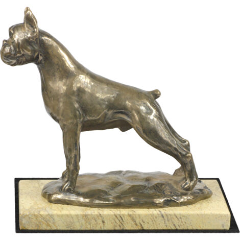 Boxer, Boxer I - eine Hundestatuette, eine Hundesilhouette-Figur, eine Trophäe für eine Hundeausstellung der Marke Art-Dog