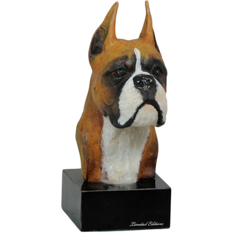 Boxer, Boxer I - estatuilla pintada, figura, realizada por el artista, marca Art-Dog