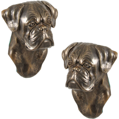 Boxer, Boxer II: estatuilla de perro, busto colgante, decoración única para amantes de los perros de Art-Dog