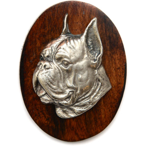 Boxer, Boxer II - spilla per esposizione canina, fermaglio per numero di partenza, distintivo per cani di Art-Dog