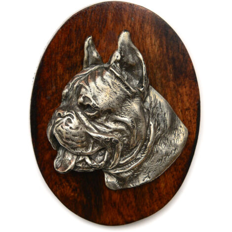 Boxer, Boxer - Showbrosche, Startnummernclip, Hundeabzeichen von Art-Dog