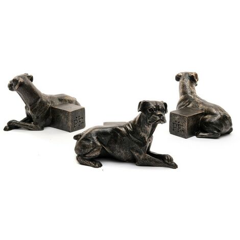 Boxer Dog Plant Pot Feet - Set of 3 - L8 x W11 x H7.5 cm