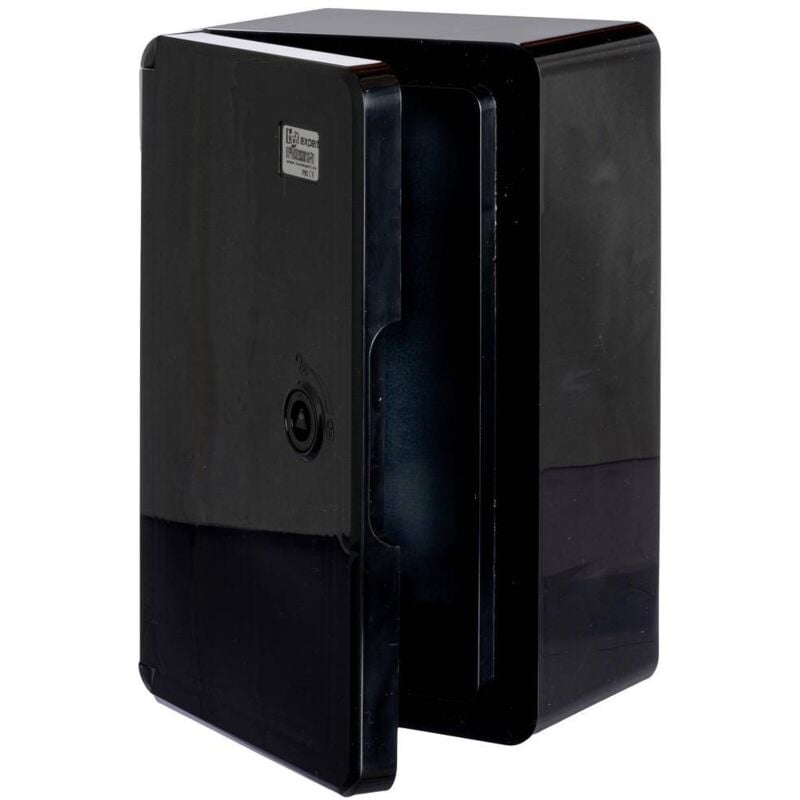 BXPPABSB200300130-F01 Coffret d'installation 130 x 200 x 300 plastique abs noir 1 pc(s) - Boxexpert