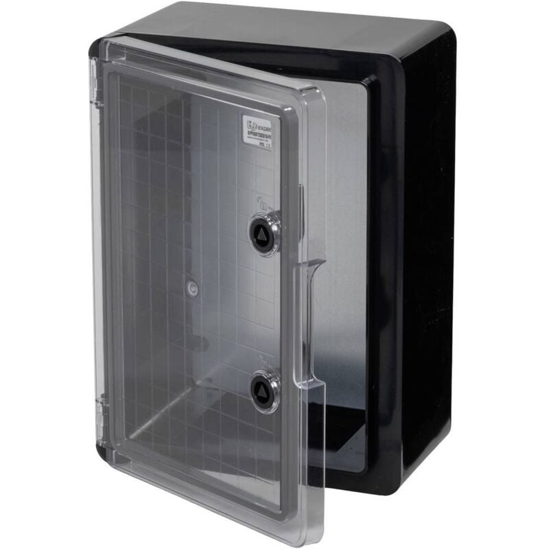 BXPPABSBT250350150-F01 Coffret d'installation 150 x 250 x 350 plastique abs noir 1 pc(s) - Boxexpert