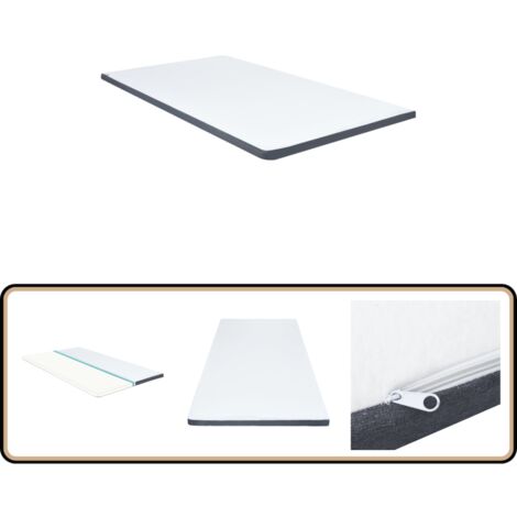 Boxspringbett-Matratzenauflage 200 x 120 x 5 cm - Boxspringbett Matratzenauflage - Matratzentopper - Bettausstattung - Schlafkomfort - Waschbarer Bezug