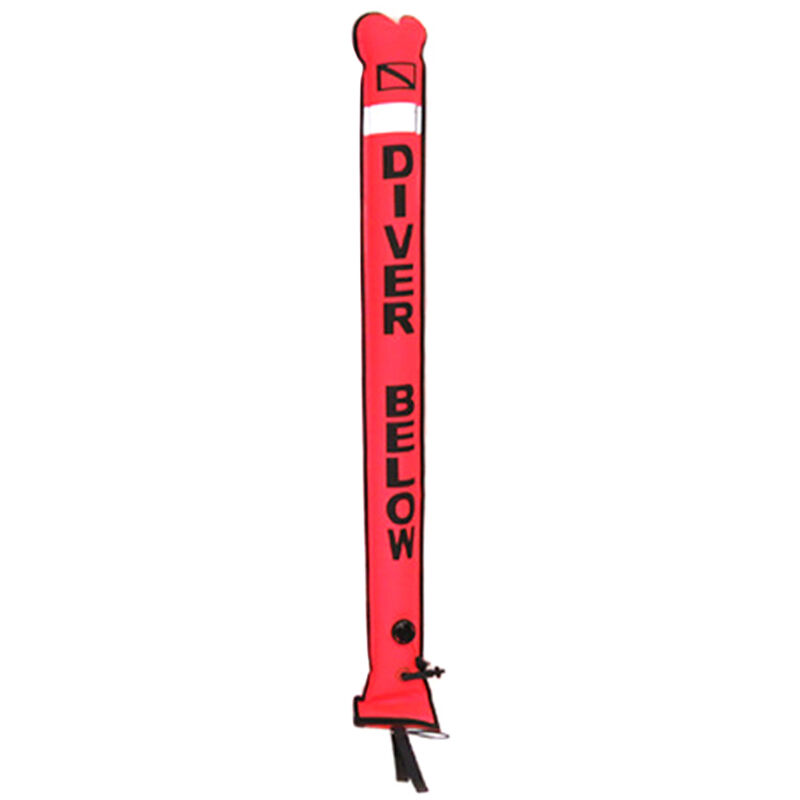 

Boya de marcador de senal de superficie de buceo,accesorio de buceo,Rojo, 1,5 m