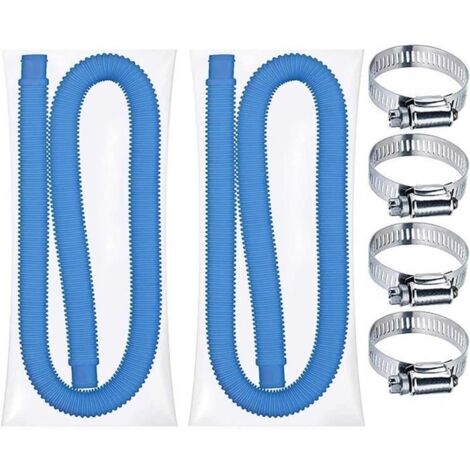 Boyau de Remplacement pour piscines Hors Terre, Boyau de Rechange pour Piscine, Kit d'accessoires pour Tuyau de Pompe de