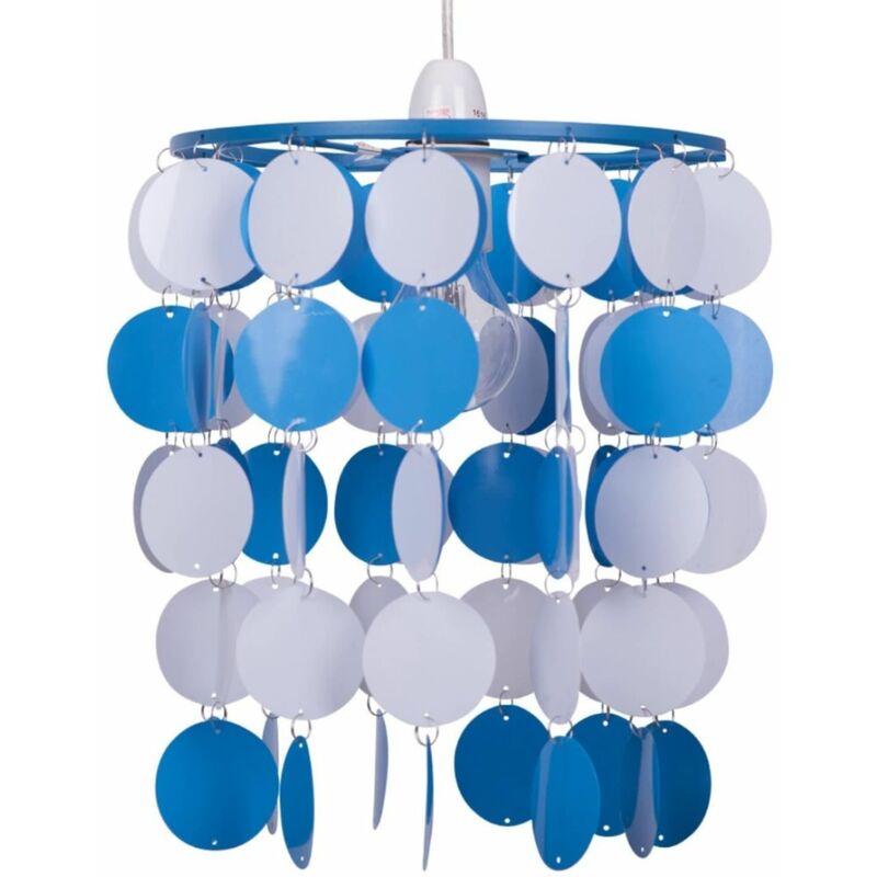 Blue and White Easy Fit Light Shade