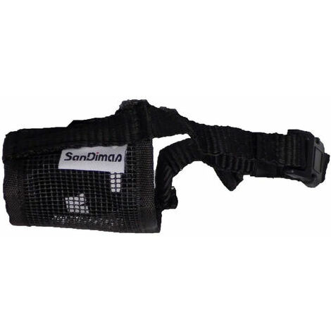 Bozal Nylon San Dimas Negro schwarz fÐ©r Hunde - GrÂ¤e M