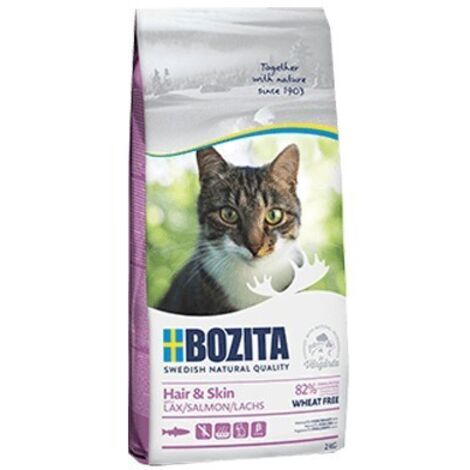 Bozita Cheveux et Peau Sans Céréales au Saumon 2 kg