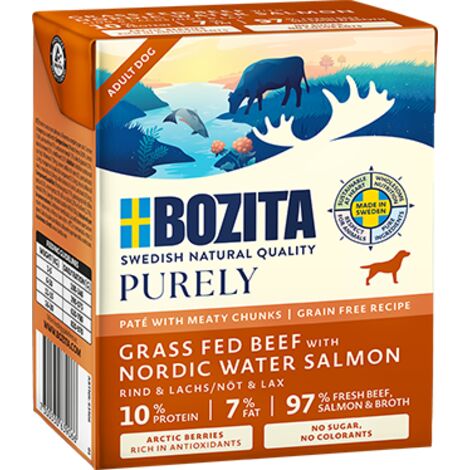 BOZITA Hamburguesa pura de ternera y salm贸n 6x370g