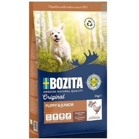 BOZITA Original Puppy & Junior Poulet - croquettes pour chien - 3kg