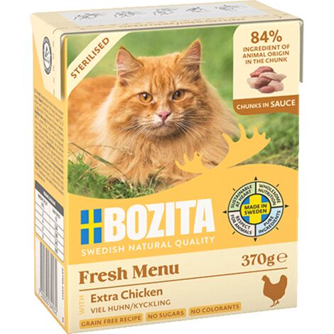 BOZITA Trozos Esterilizados en Salsa con Pollo 370g