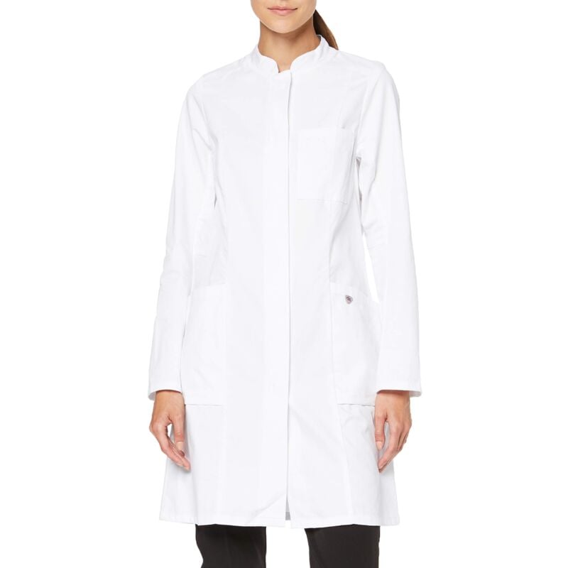 Image of 1752-130-0021-36n - Camice medico da donna, a maniche lunghe, sistema di sollevamento del braccio, 205,00 g/m², in puro cotone, bianco, 36 - BP