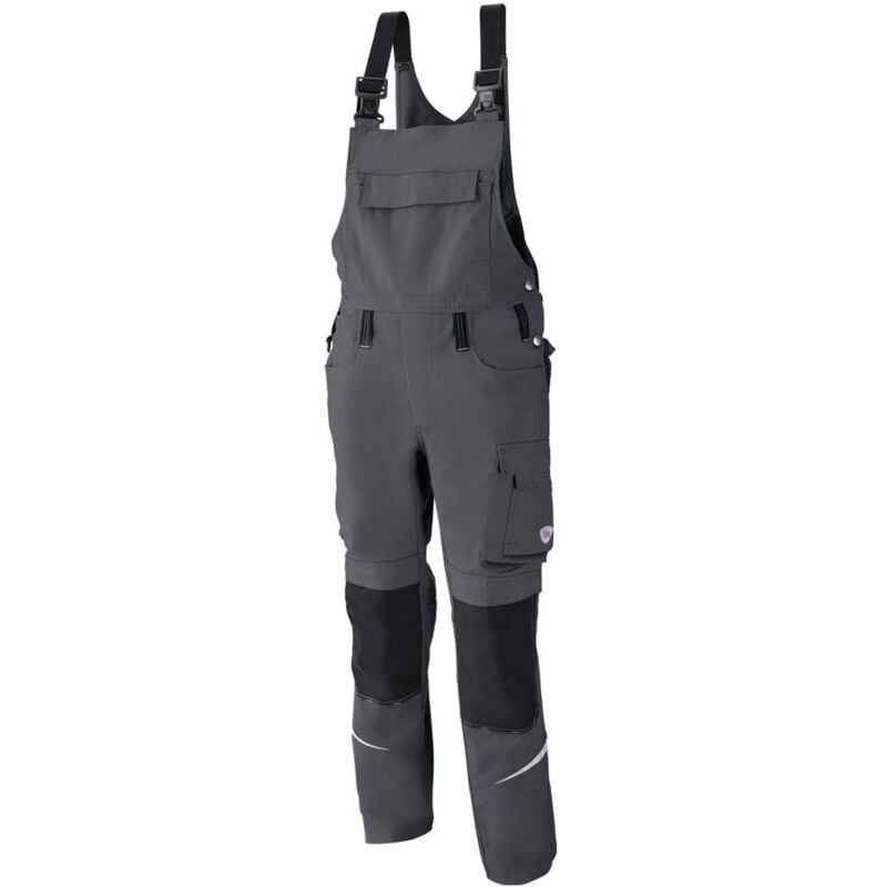 FP - bp Herren Latzhose 1804 720 Gr. 56 dunkelgrau/schwarz