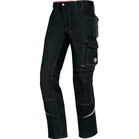 BP Komfort-Arbeitshose mit Reflex und Kniepolstertaschen, schwarz, Gr. 54, Länge n