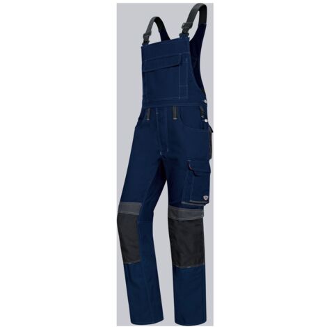 BP Komfort-Latzhose mit Kniepolstertaschen 1802 Gr. 62-normal nachtblau/anthrazit
