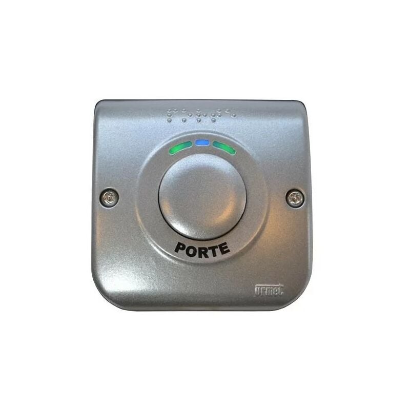 Urmet - BA/OF/90LH Bouton poussoir zamac 90x90 lumineux