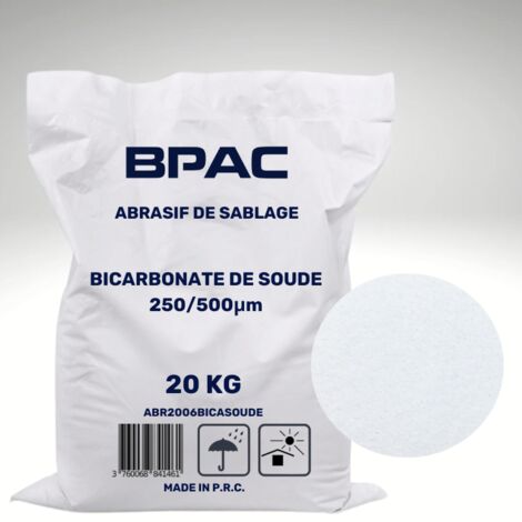 BPAC Abrasif Bicarbonate de soude - 20 KG - Abrasif sablage