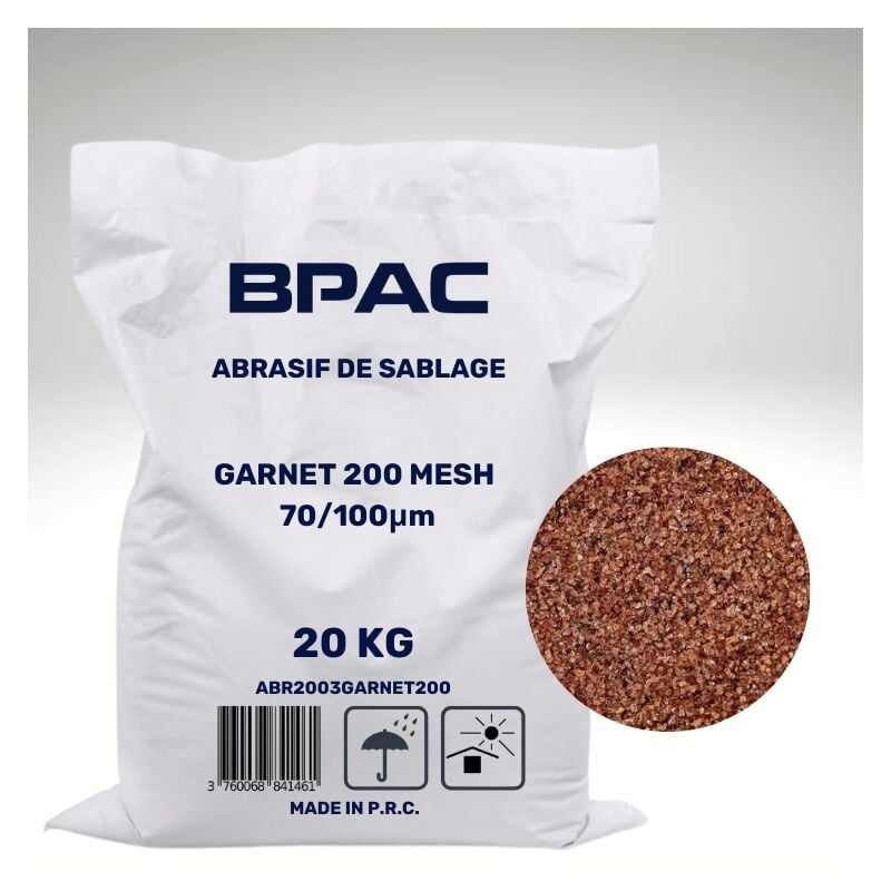 Bpac - Abrasif Garnet 200 mesh 20 kg - Abrasif Sablage