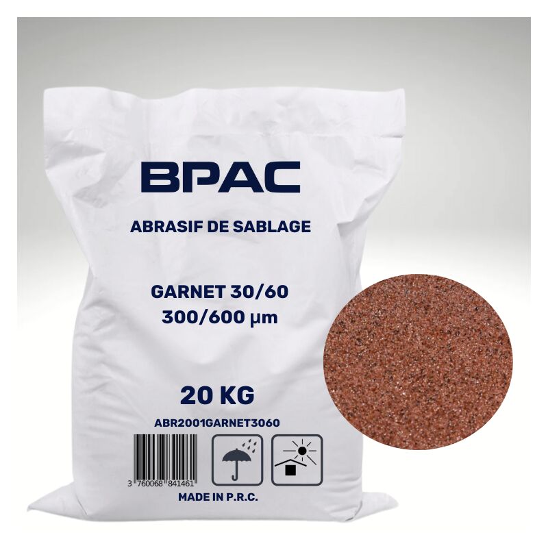 Bpac - Abrasif Garnet 30/60 mesh 20 kg - Abrasif Sablage