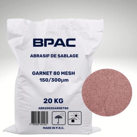 BPAC Abrasif Garnet 80 MESH 20 KG - Abrasif Sablage
