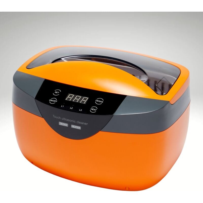 Bpac - Nettoyeur Ultrasons orange 2,5 l - Bac à Ultrason 120 w