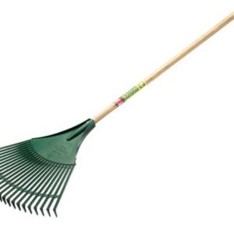 BPR PLASTIC LEAF RAKE ASH SHAFT