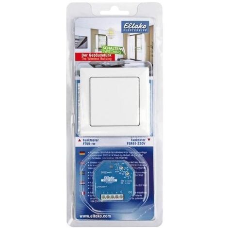 BPS55 Blister-Pack Schalten Eltako Funk Starterkit Energie    Aufbau, Unterputz Schaltleistung (max.