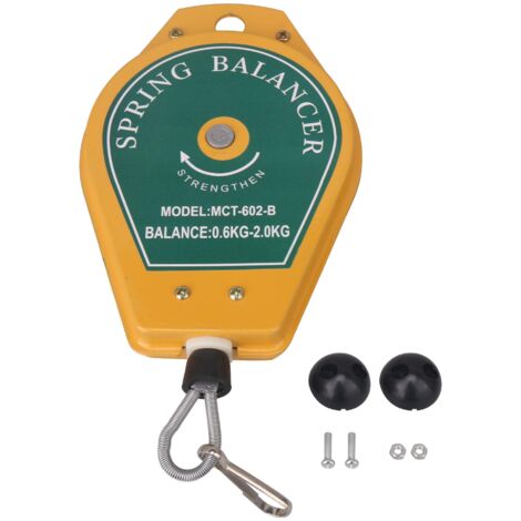 BQLZR - Portautensili a molla retrattile, per appendere 0,6-2 kg