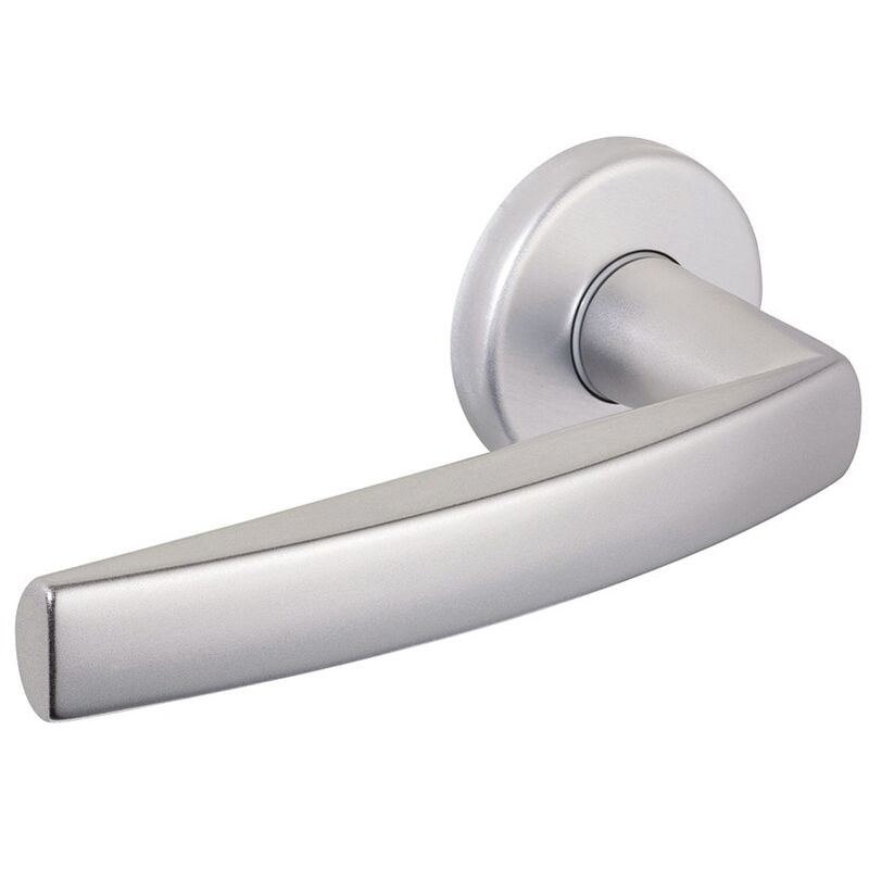 Vachette - Ensemble sur rosace ronde cityzen 6420 anodinox bec de cane 080261