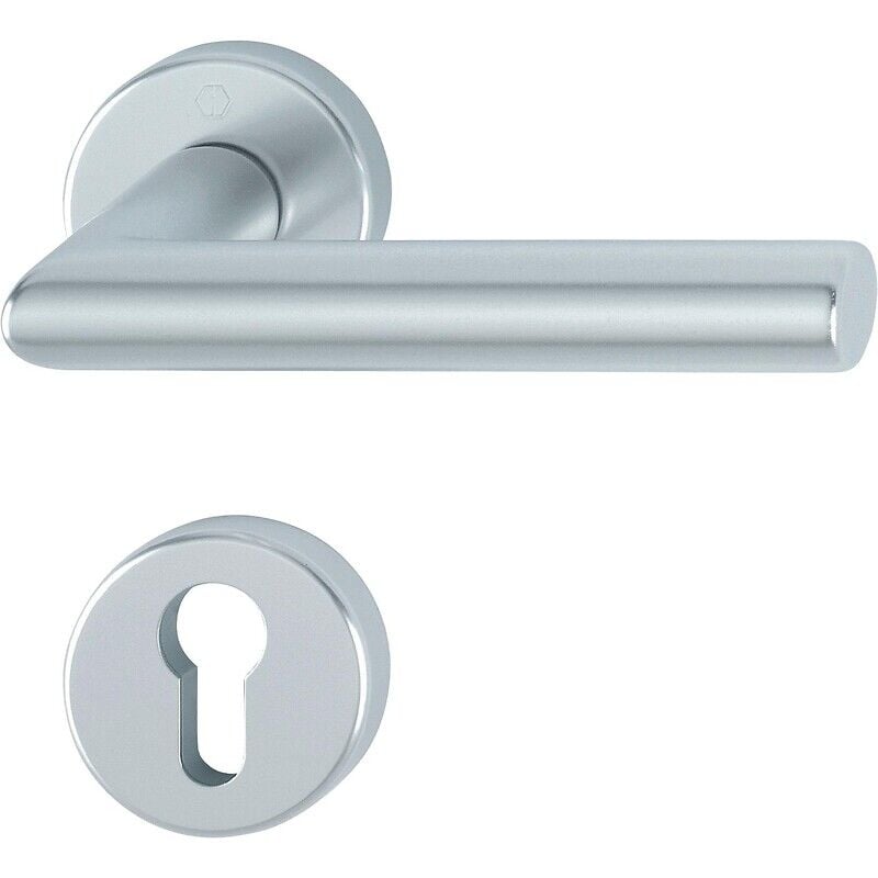 Hoppe - Béquille double sur rosaces Amsterdam ep 40 mm argent condamnation