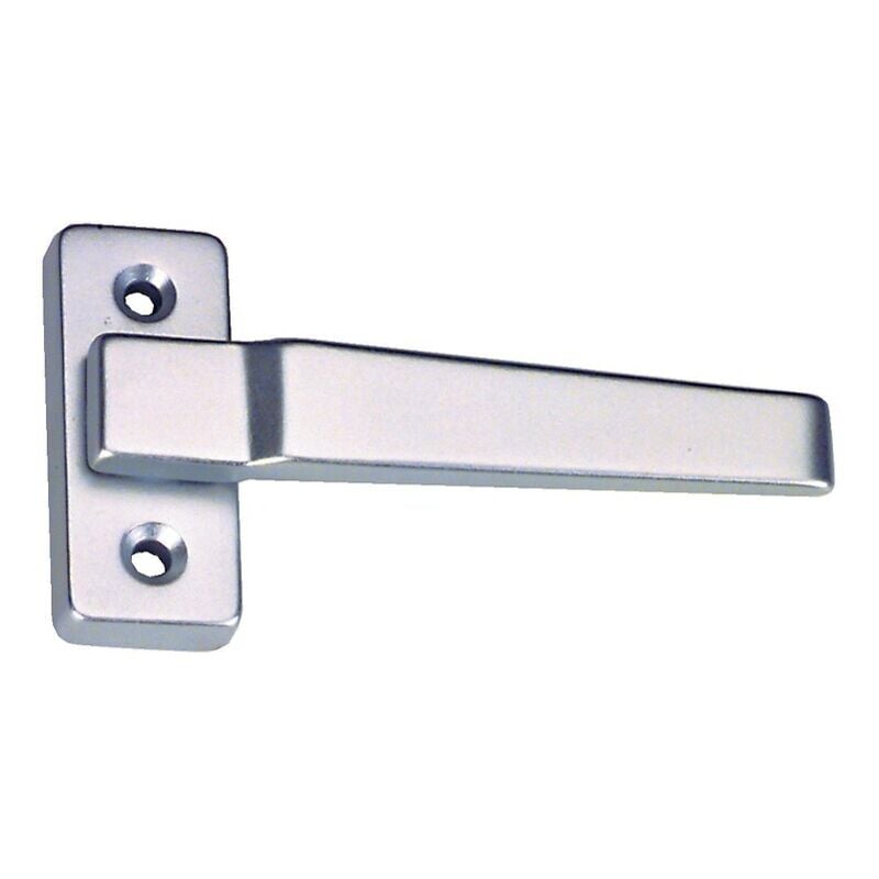 Argenta - Béquille simple en aluminium sur platine saillie réduite finition argent