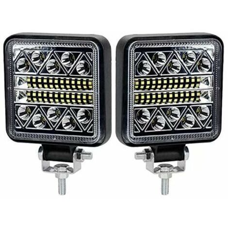 BR-Vie 102W Phare de Travail à LED 10200LM Feux de Recul Led 12v, Phare Led Projecteurs pour voiture, tracteur bateau, 12-24v camion, 2 pcs