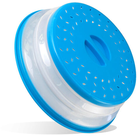 Cloche Micro Ondes-sans BPA-Couvercle Micro-Ondes 3en1-Cloche pour Micro  Onde Retractable Anti Vapeur et Fonction Passoire-Accessoire Lave Vaisselle
