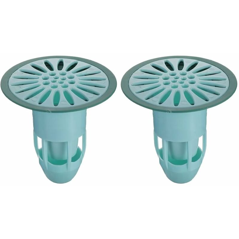 BR-Vie Désodorisation Siphon de Sol Attrape-Cheveux Anti-Odeur Anti-colmatage Évier d'égout Crépine Filtre de vidange de Baignoire Universel