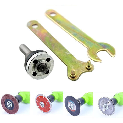 BR-Vie Lot de 5 tiges de connexion pour perceuse électrique - Pour meuleuse d'angle variable - Outil de conversion de perceuse pour disque de polissage de roue de métal